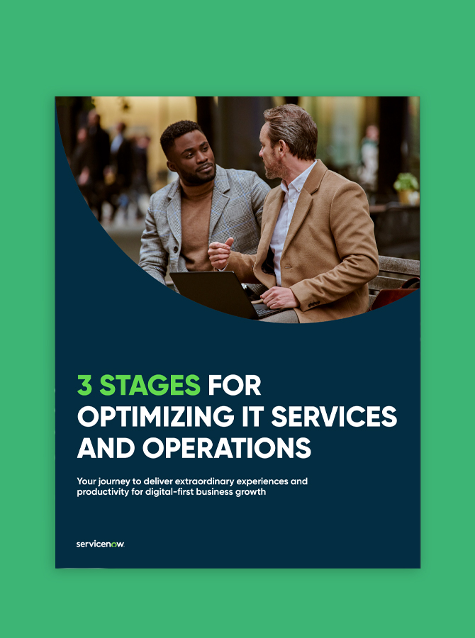 3 Stages for Optimizing IT Services and Operations